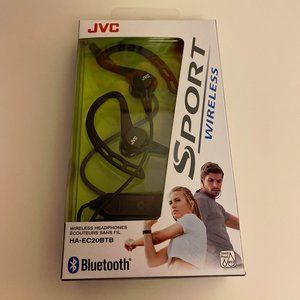 JVC HA-EC20BTB Bluetooth Sport Wireless Headphones